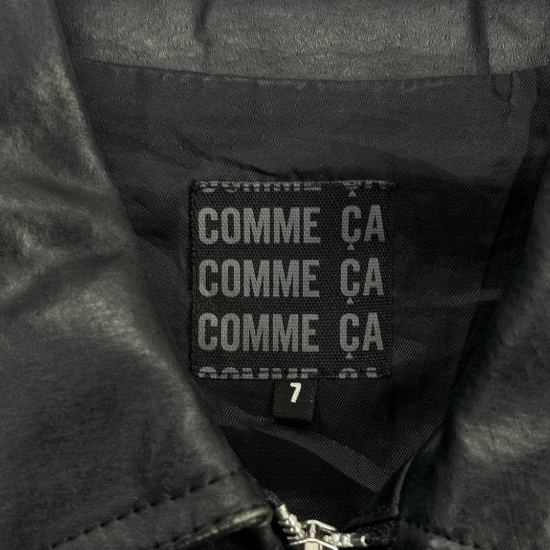 Vintage 블랙 일제 리얼 레더 자켓 상품이미지5