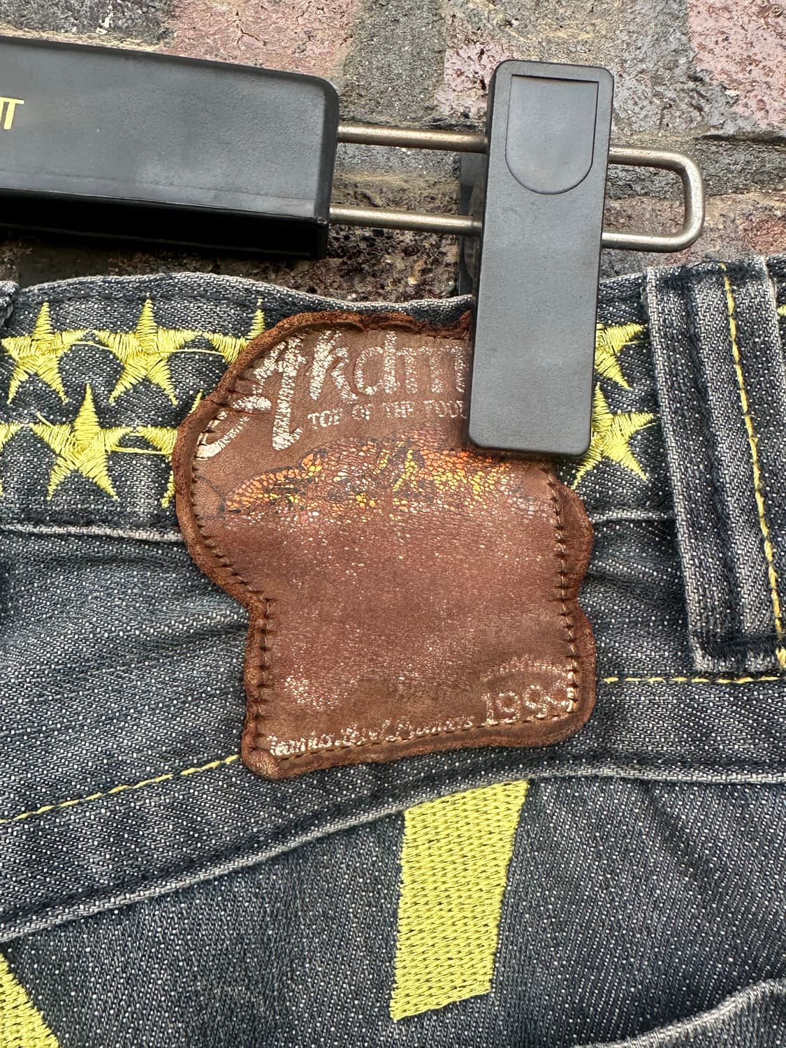 아카데믹스 별 자수 청바지 상품이미지6