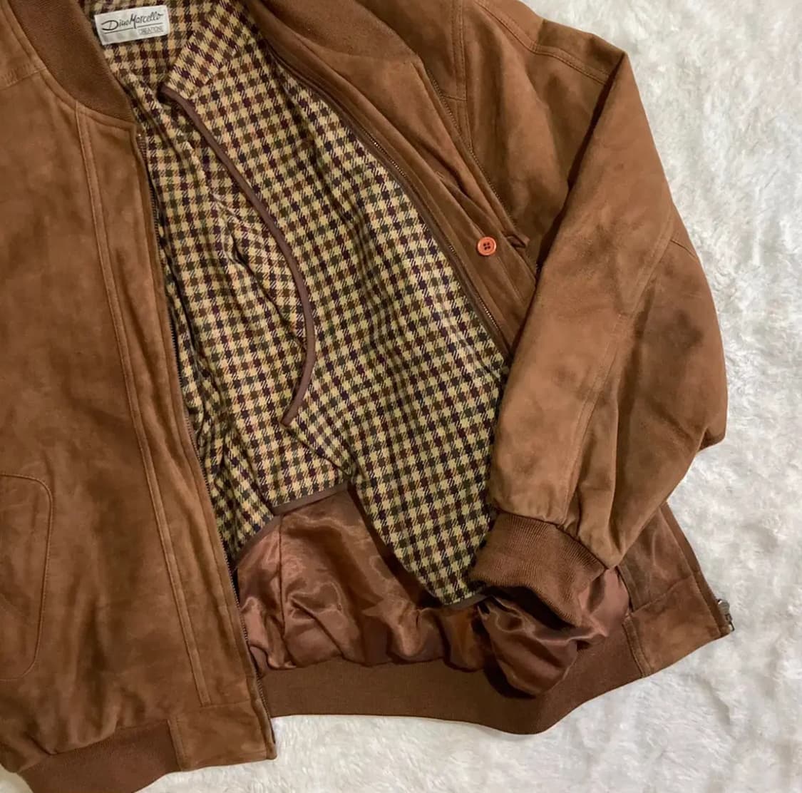 양가죽 스웨이드 블루종 봄버 상품이미지2