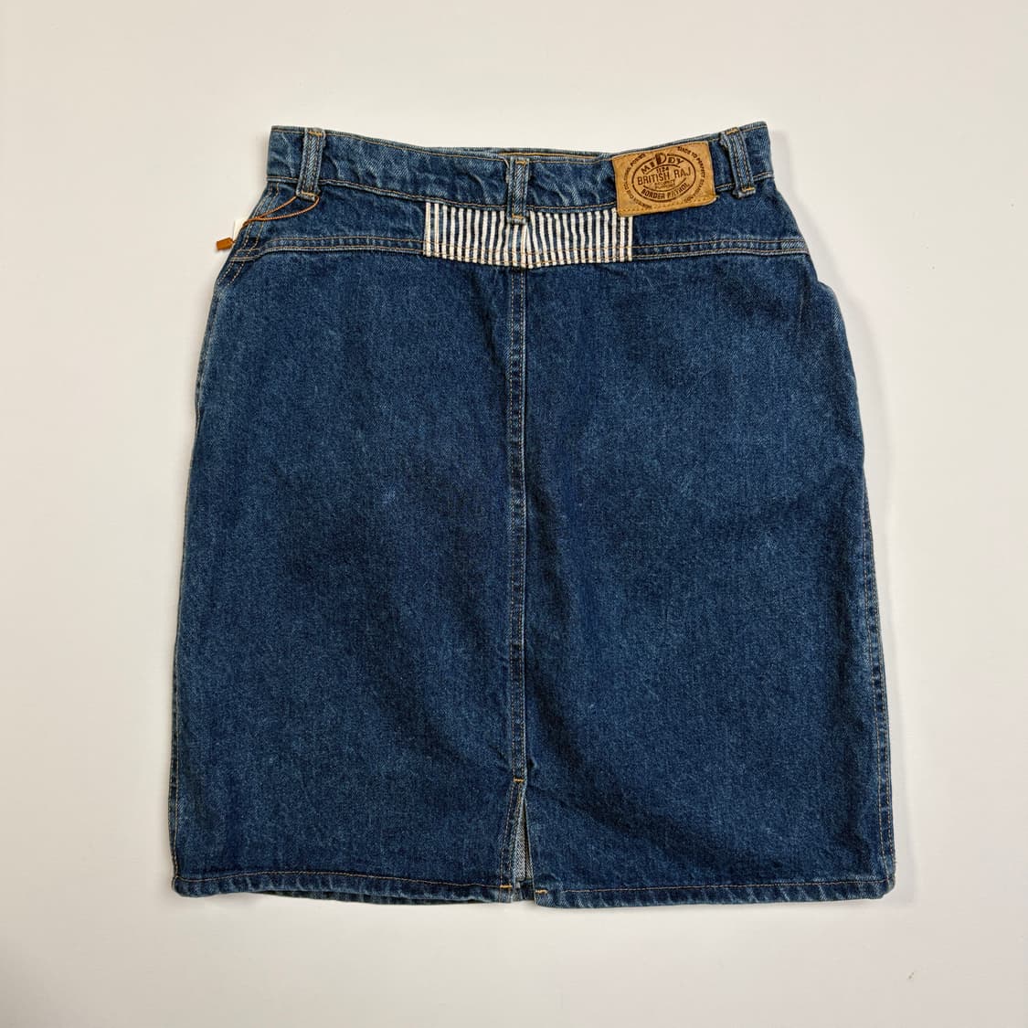 Vintage Denim hickory pattern skirt 상품이미지4