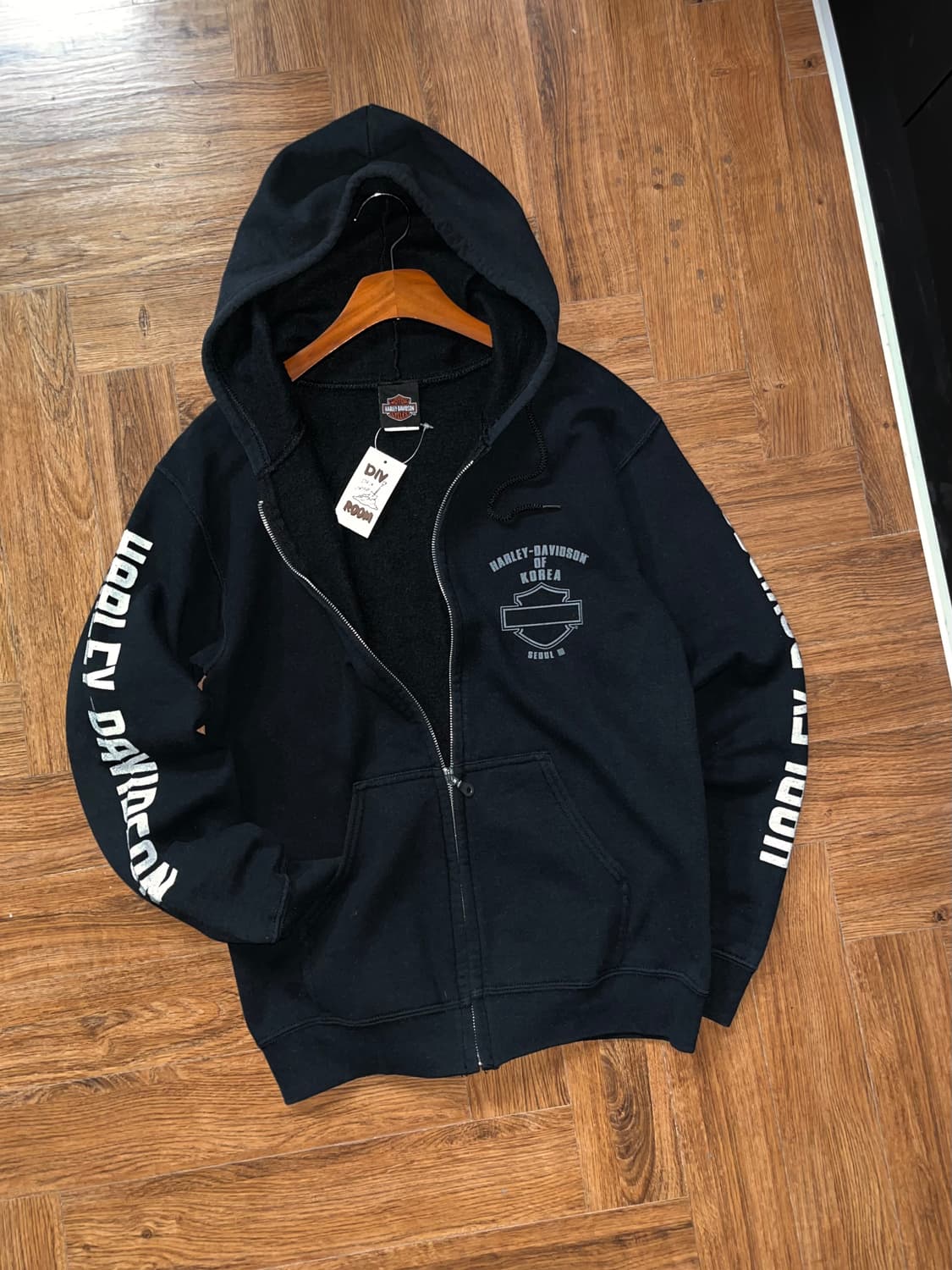 할리데이비슨 코리아 프린팅 후드집업 상품이미지2