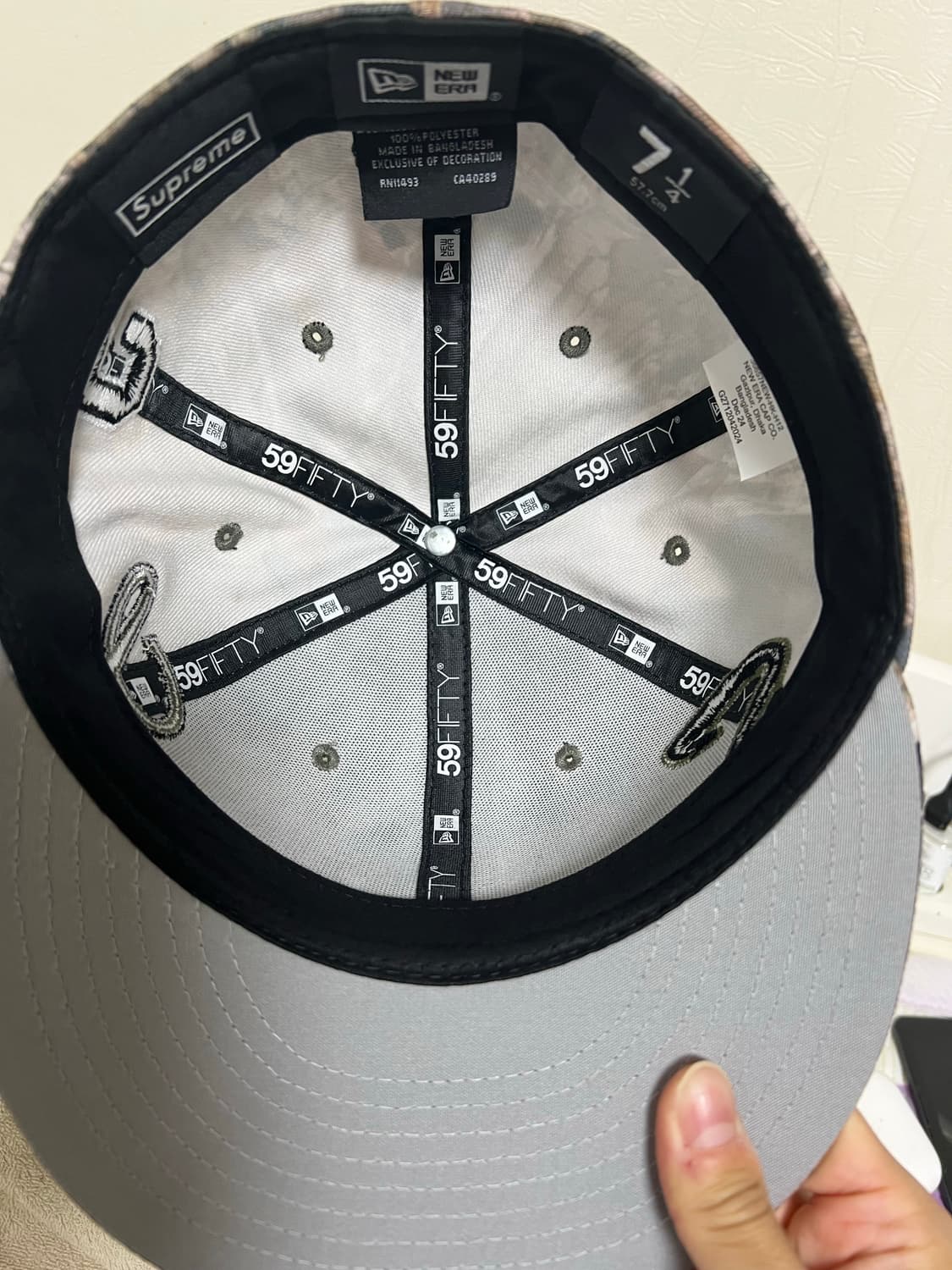 슈프림 뉴에라 멀티S로고 1/4 상품이미지3