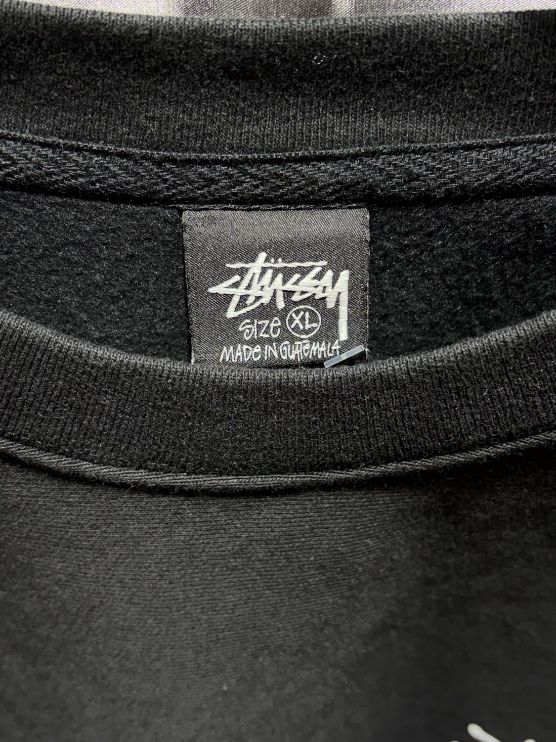 XL 스투시 빅로고 베이직 코튼 맨투맨 상품이미지7