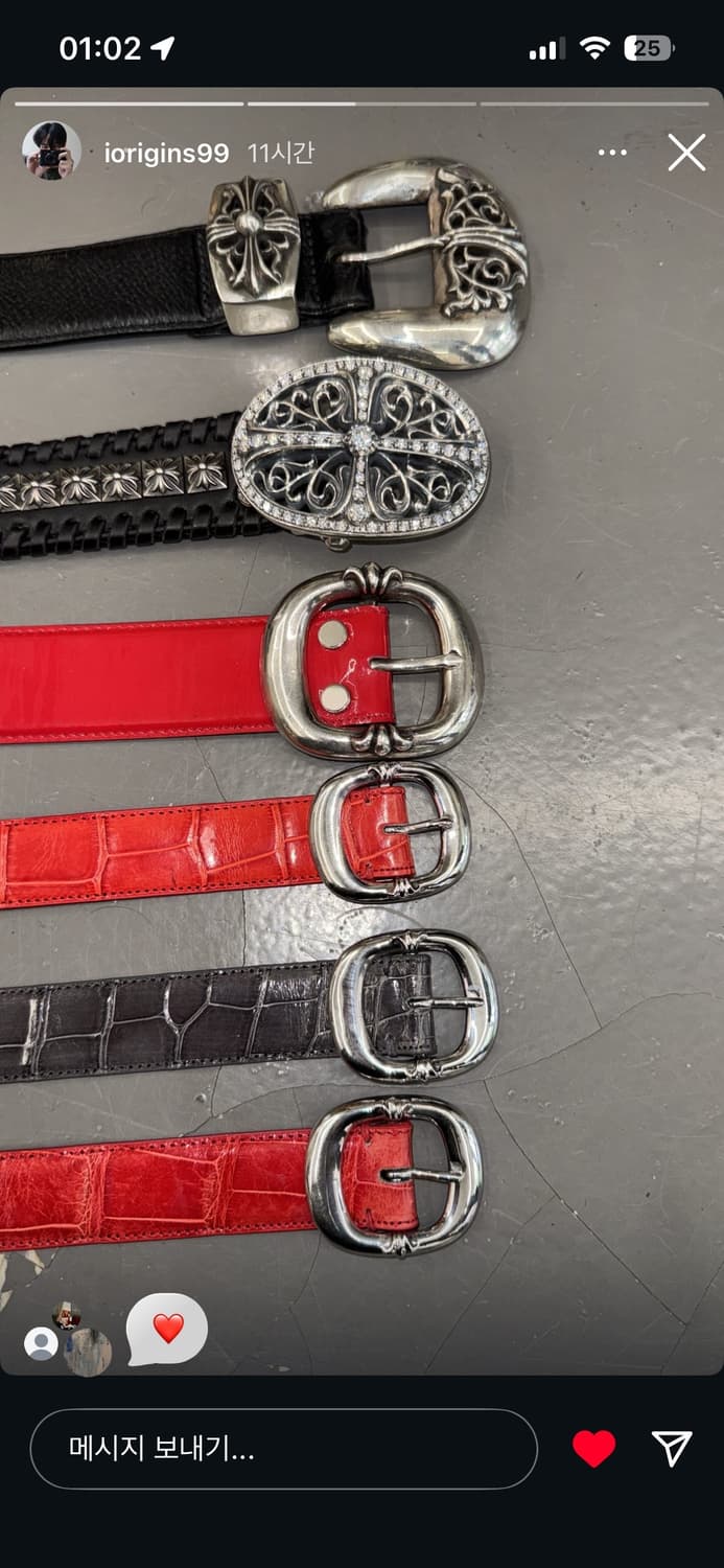 크롬하츠 건슬링어 1인치 벨트 상품이미지2