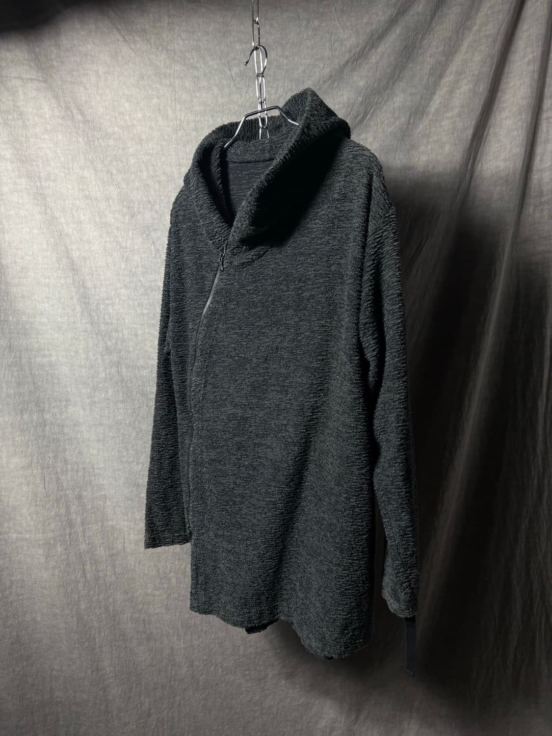 The Viridi-Anne Asymmetric Hooded Zip-Up 상품이미지2