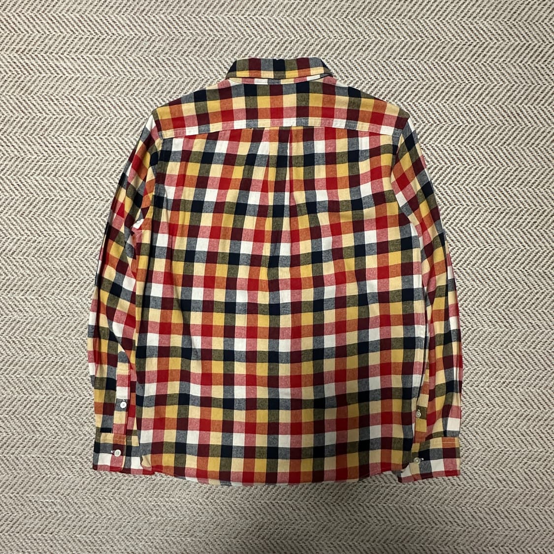 BEAMS heart cotton check shirt 상품이미지2