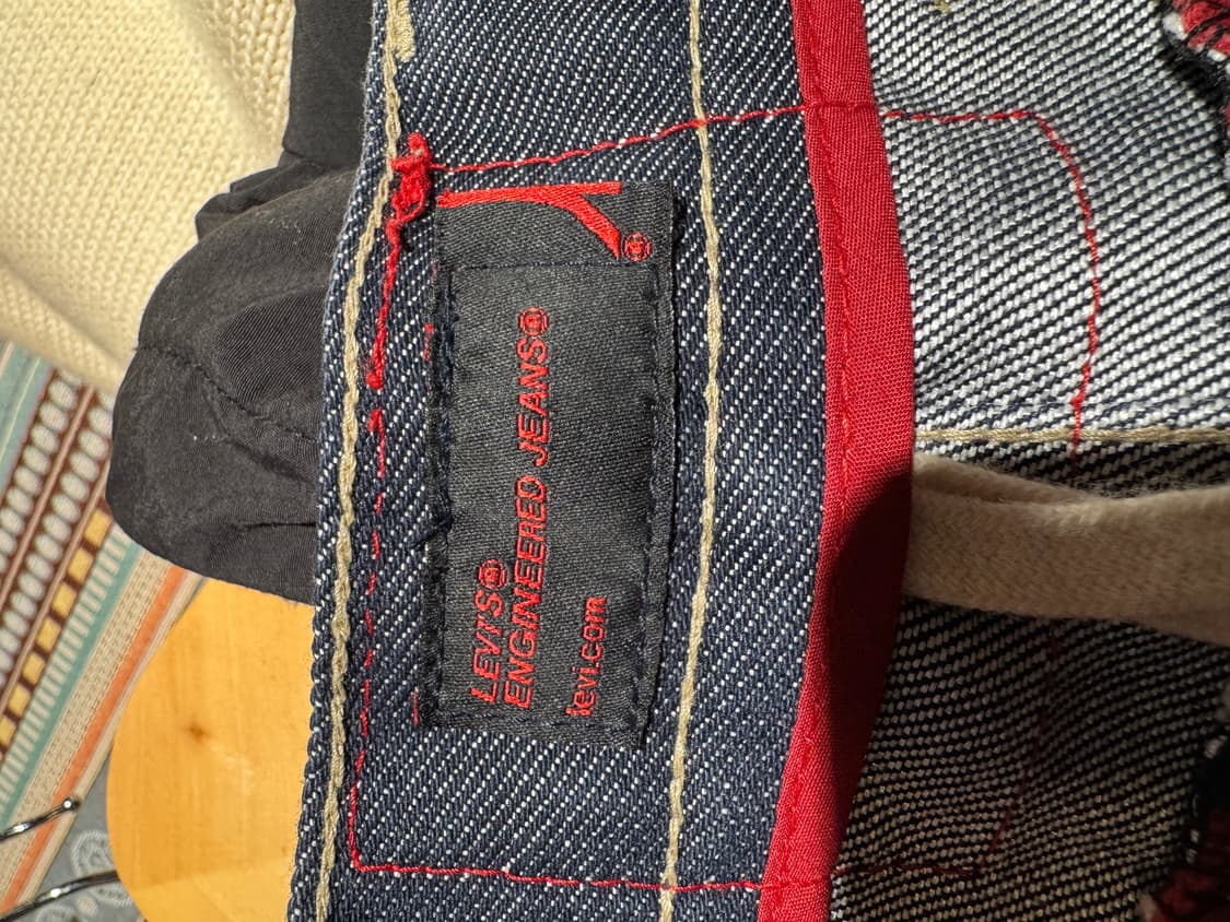 리바이스 엔지니어드 생지 데님 미니스커트 M 상품이미지6