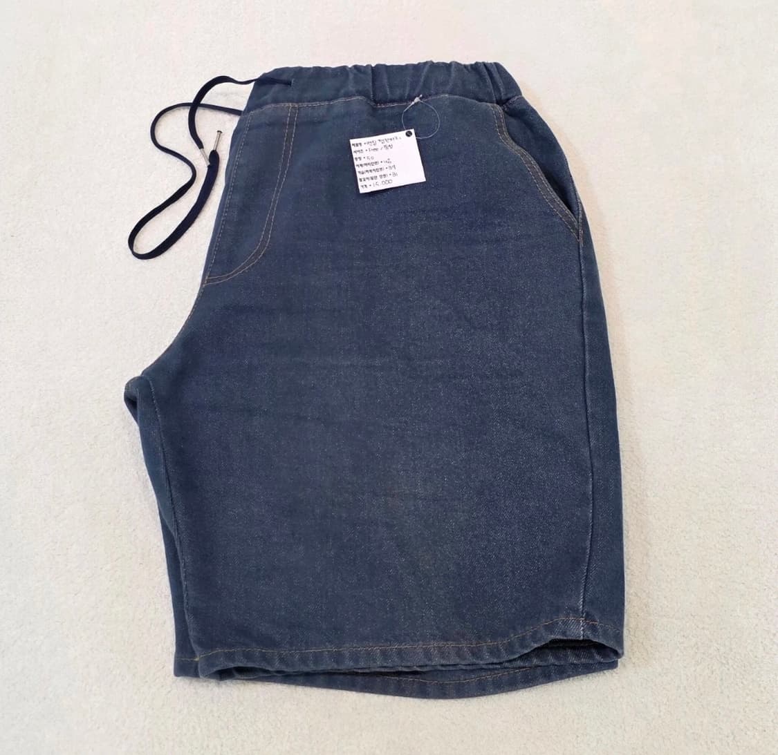 (빅사이즈) 허리밴딩 청반바지 상품이미지3