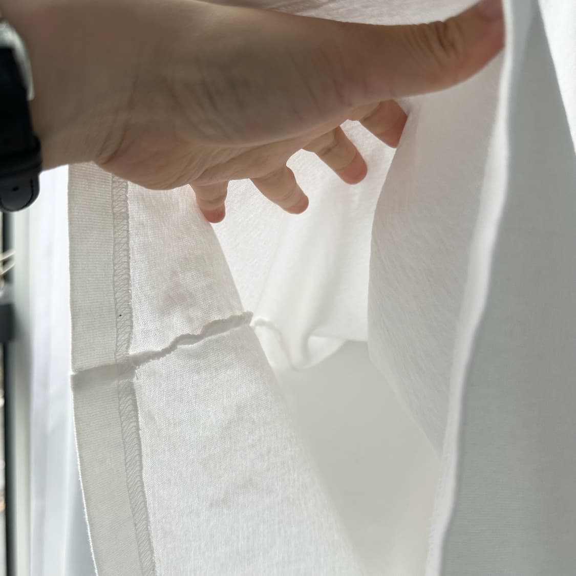 KENZO 겐조 소매 레터링 오버핏 반팔티 화이트 S 상품이미지6