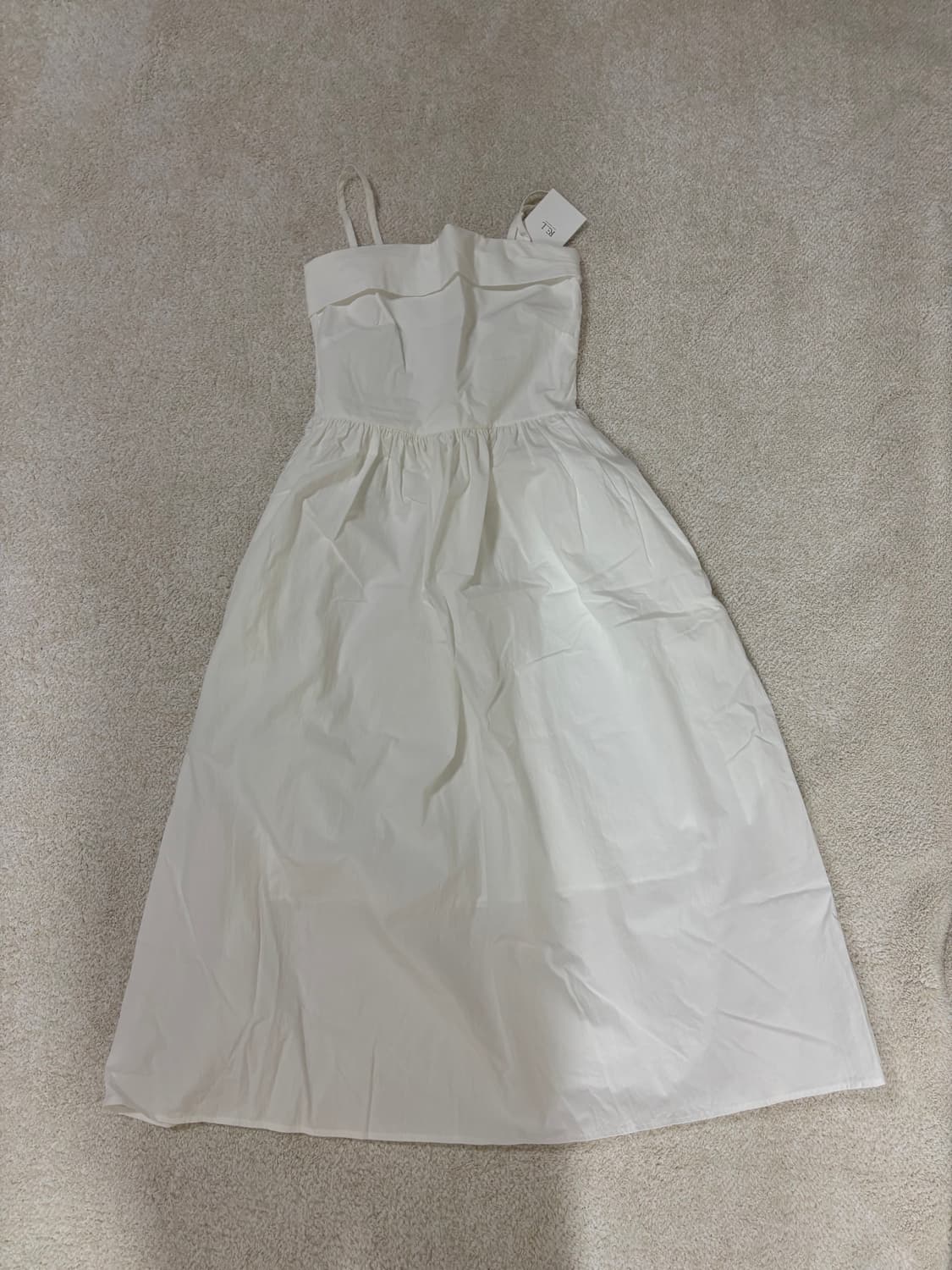 [리엘 RE_L] 뷔스티에 원피스 (화이트 / 택포함 새상품) 상품이미지6