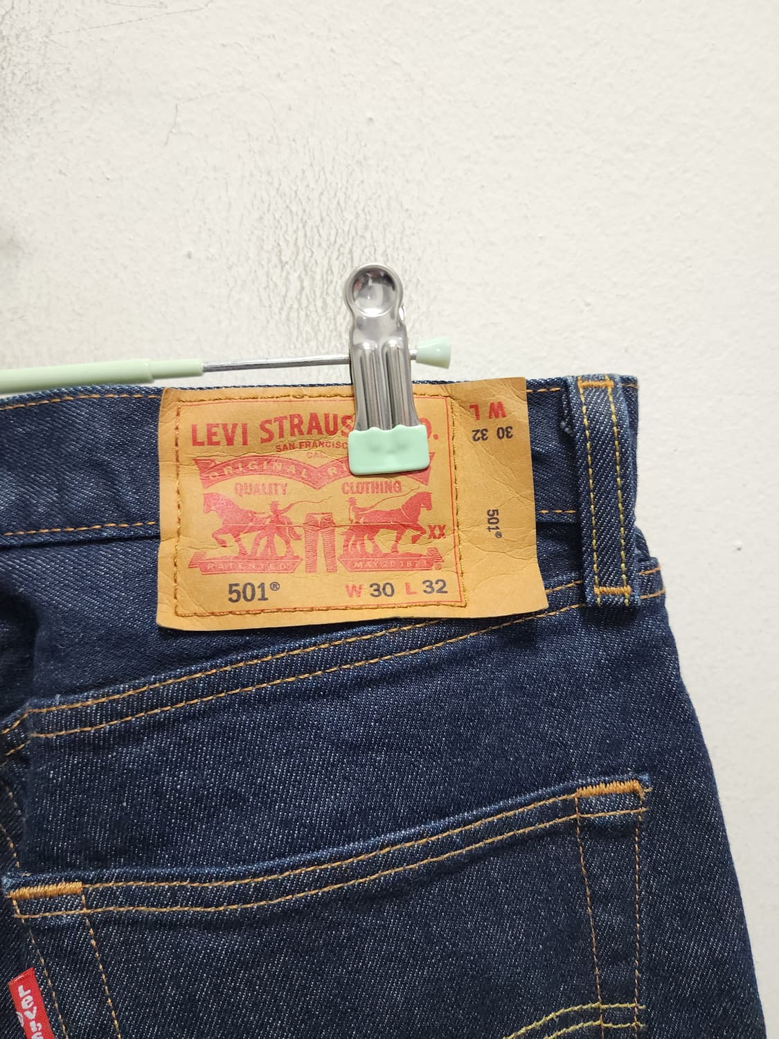 리바이스 501 진청 청바지 상품이미지3