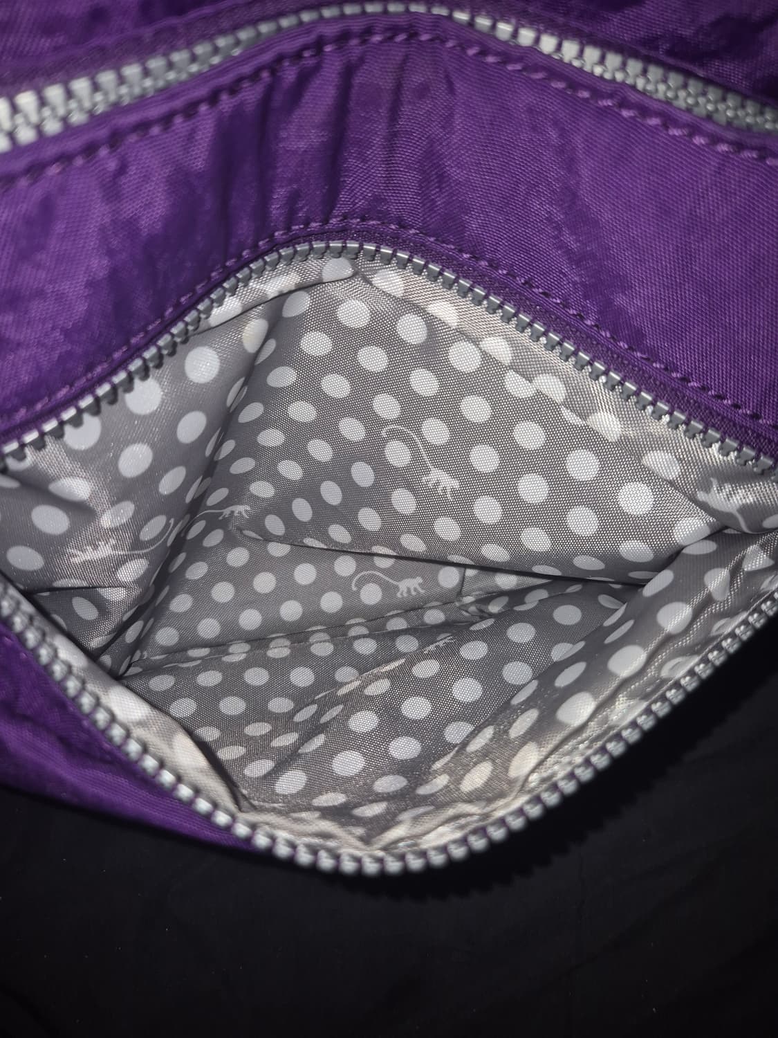 키플링 수납력 좋은 포도빛깔 보라색 크로스백 상품이미지6