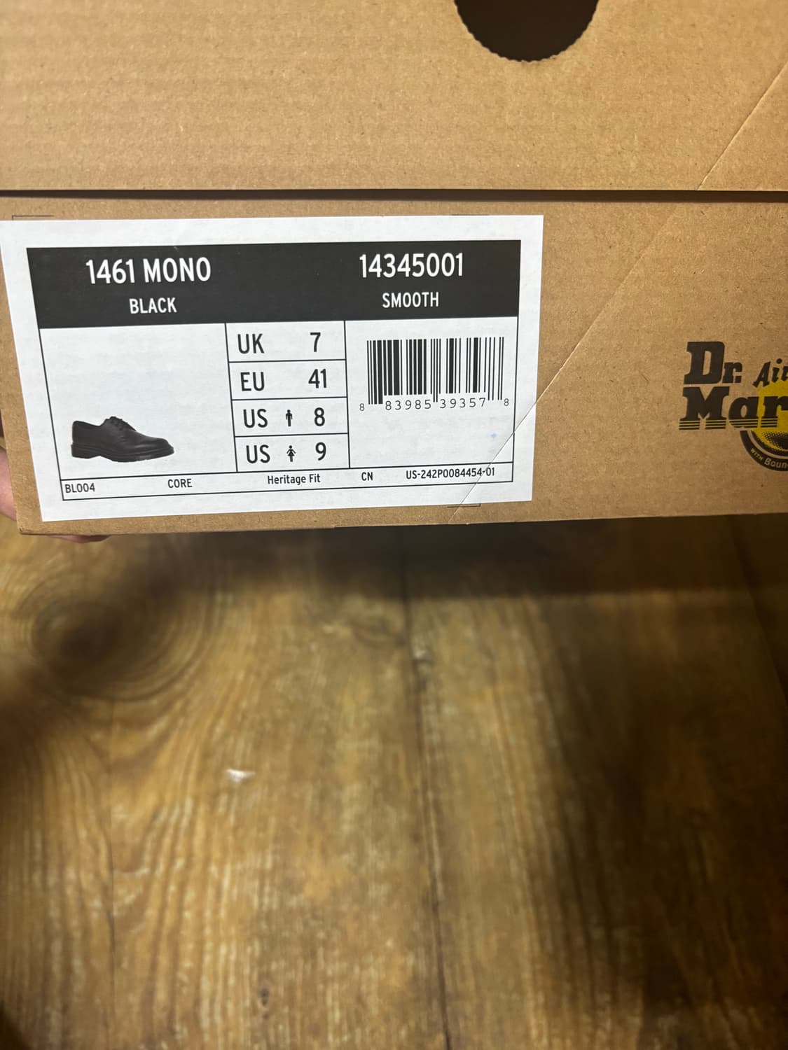 닥터마틴 1416 3홀 모노 260(uk7) 상품이미지3