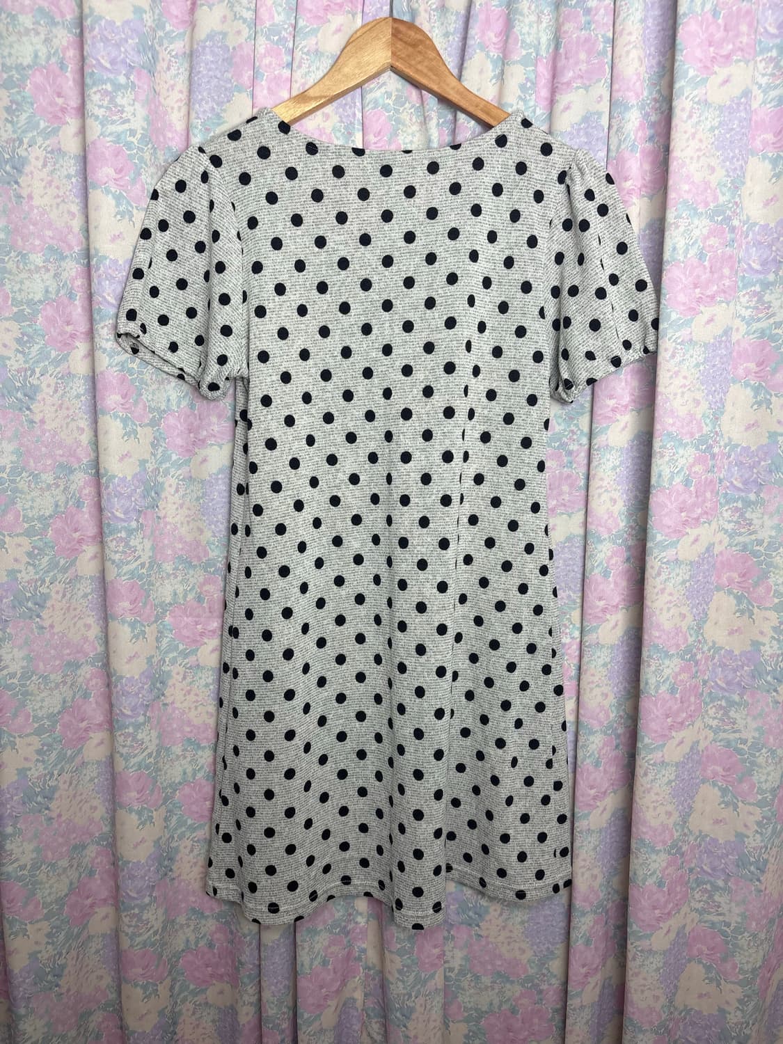 그레이 반소매 니트 원피스  상품이미지7