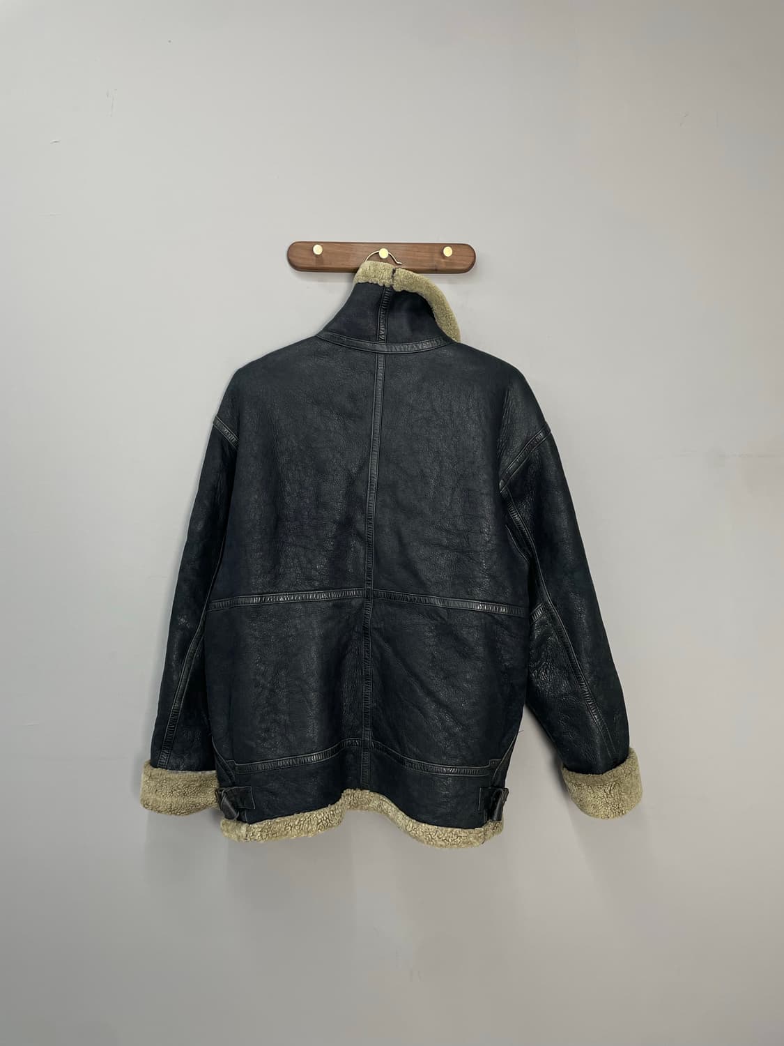 빈티지 양털 가죽 무스탕 자켓 H1562 상품이미지3