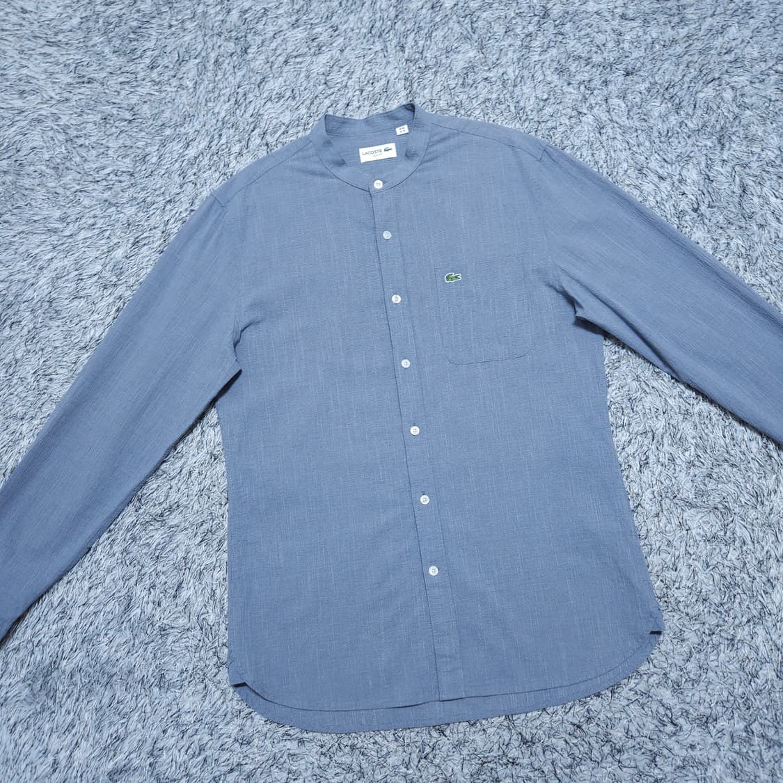 라코스테) M 남자 차이나카라 셔츠남방 / 왕눈이샵 상품이미지2