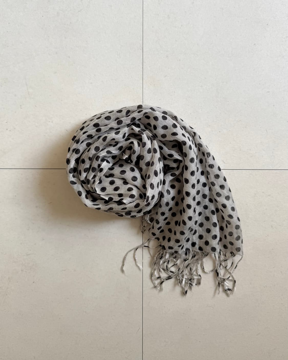 빈티지 도트 머플러 상품이미지1