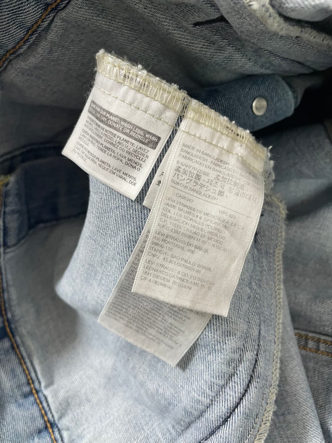 빈티지9. 리바이스 72334 3세대 데님 트러커 자켓 청자켓 상품이미지4