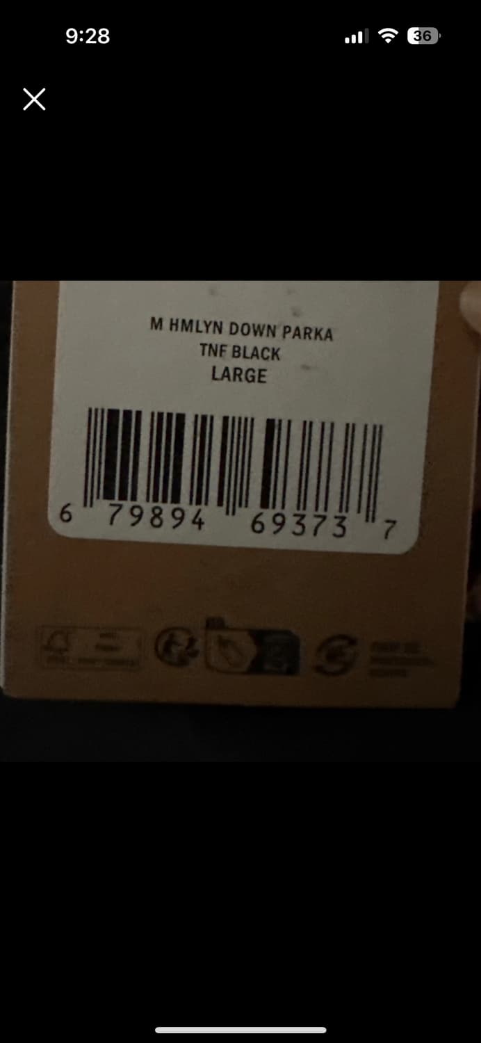 노스페이스 히말라얀 다운패딩 L 상품이미지2