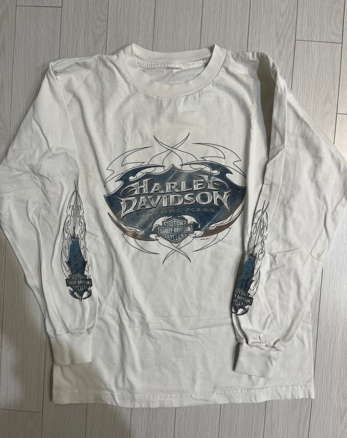 할리데이비슨 빈티지 롱슬리브 L 플레임 상품이미지3