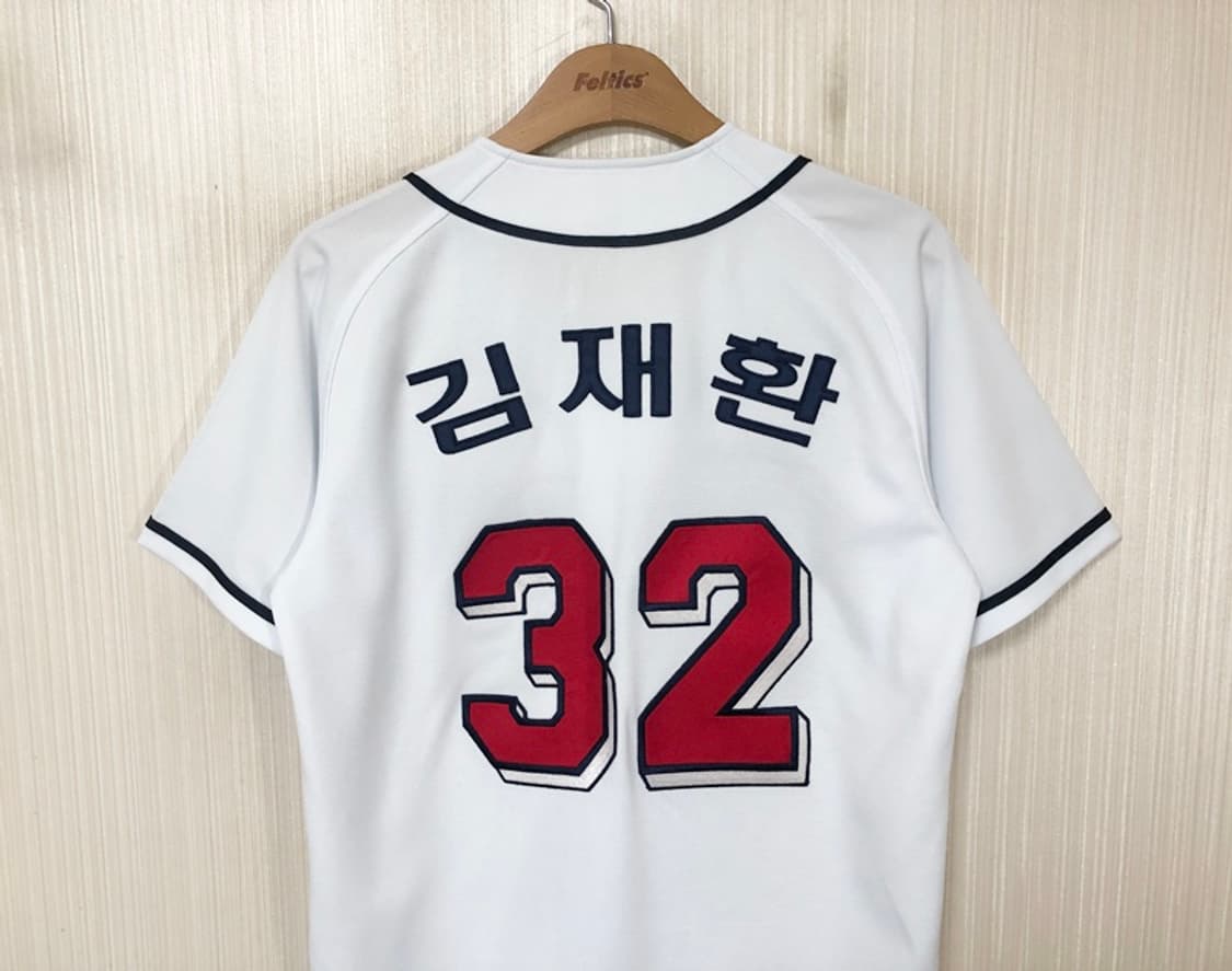 KBO 두산베어스 홈유니폼/져지 XS(85) #32 김재환 상품이미지9