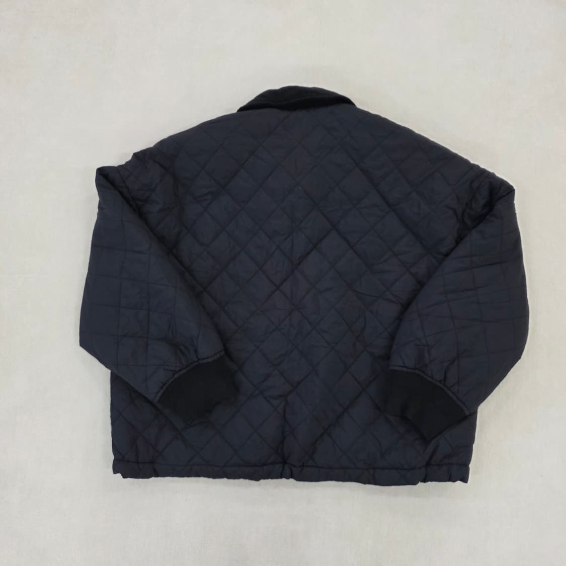 [L] 유니클로 카라 퀄팅 고듀로이 점퍼 0210J 상품이미지3