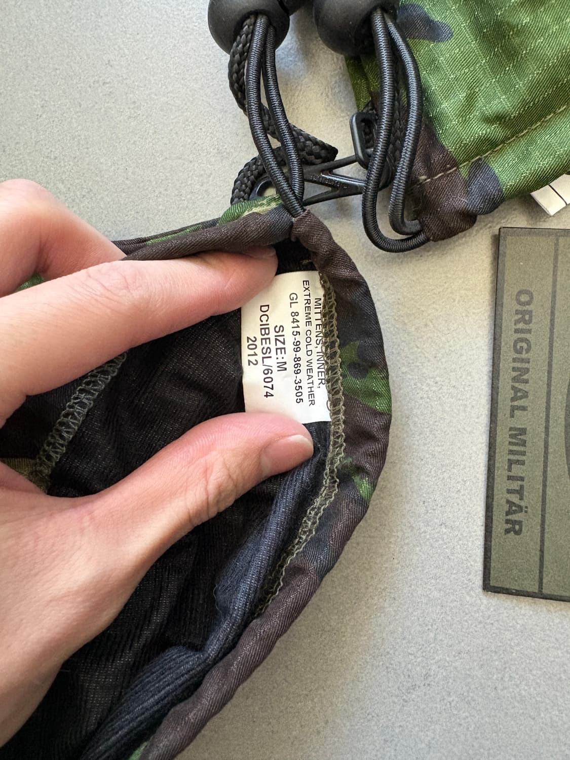 영국군 dpm 방한 장갑 상품이미지3