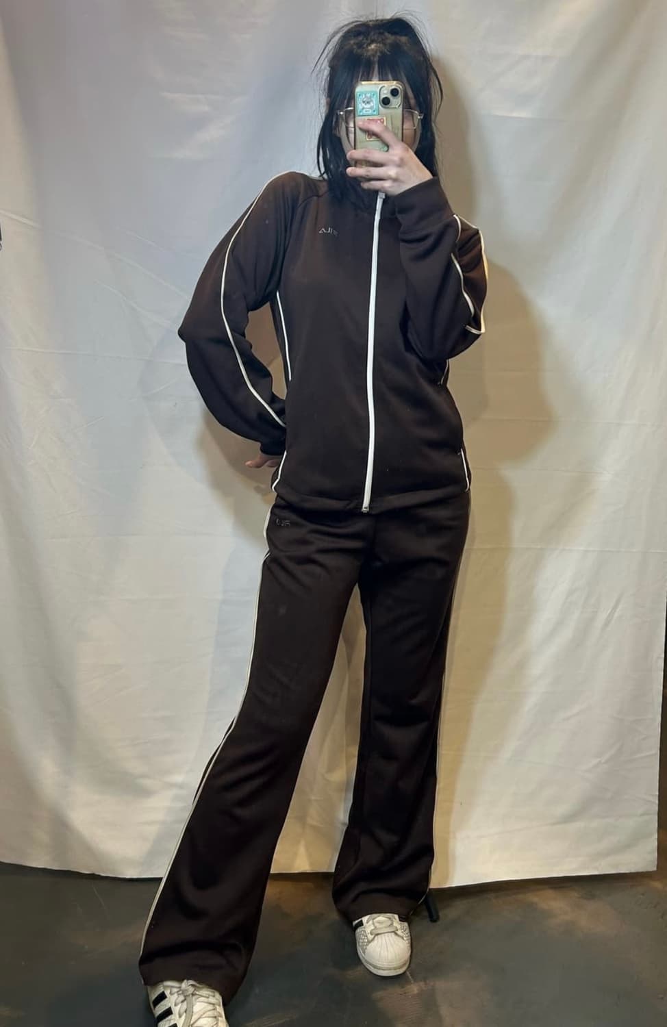 휠라 트랙탑 져지 팬츠 트레이닝 셋업 상품이미지1