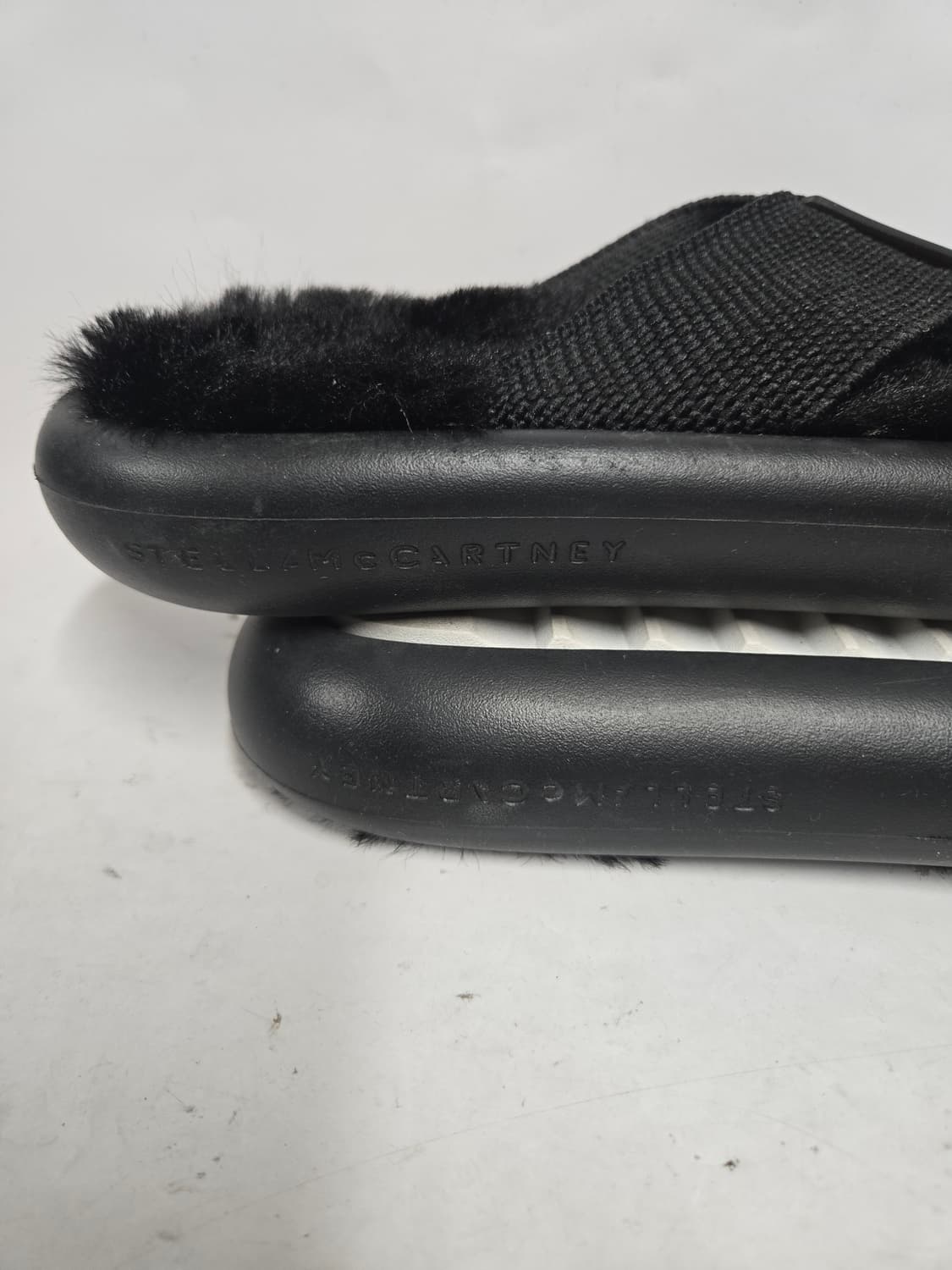 스텔라 매카트니 블랙 퍼 플립플랍 36 상품이미지8