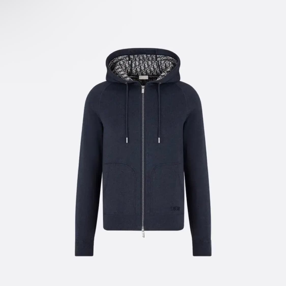 [2XL/새상품] 24FW 디올 오블리크 캐시미어 후드집업 상품이미지9