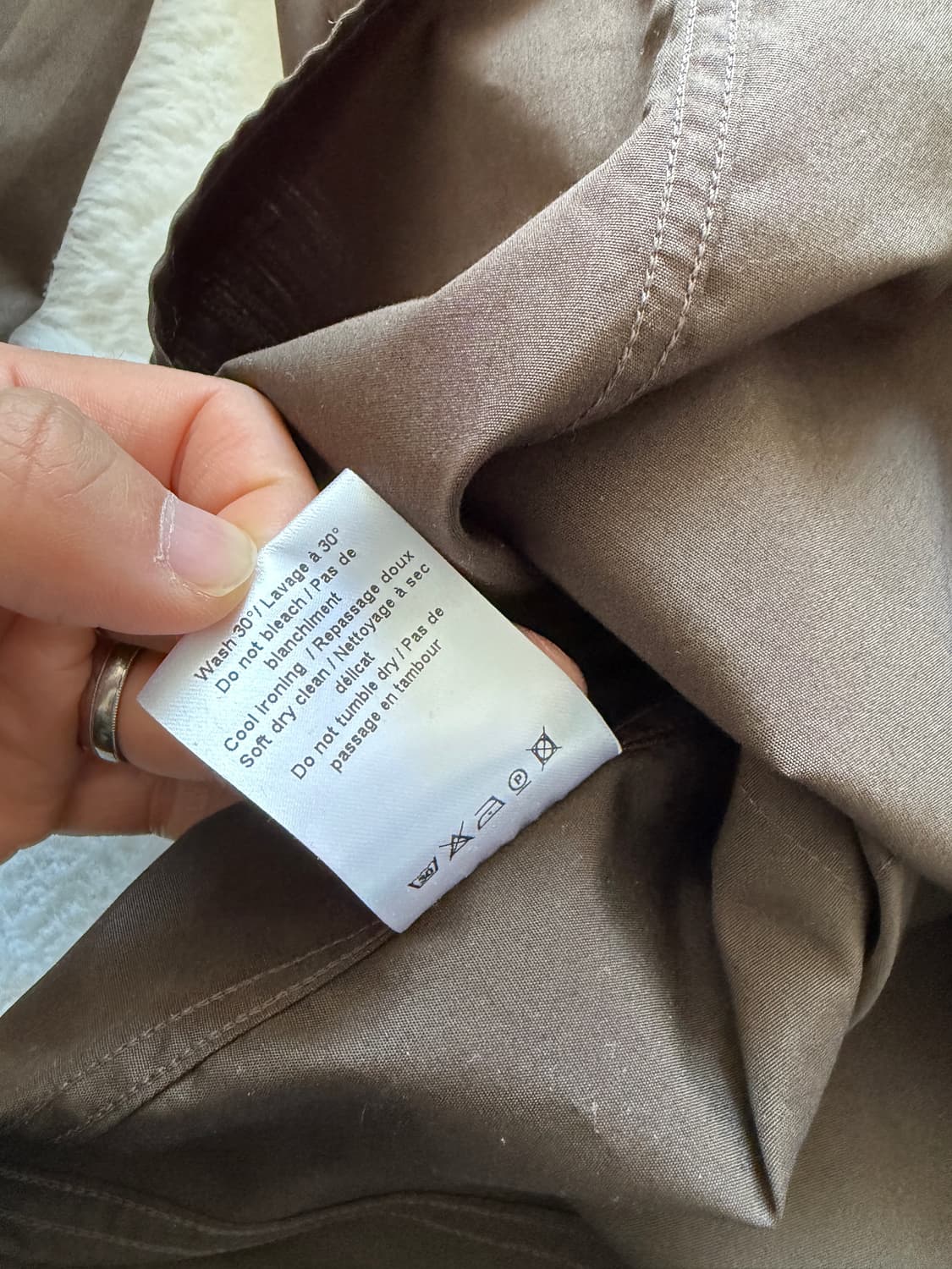 (새상품) Lemaire 르메르 빅카라 레귤러 셔츠 50 상품이미지4