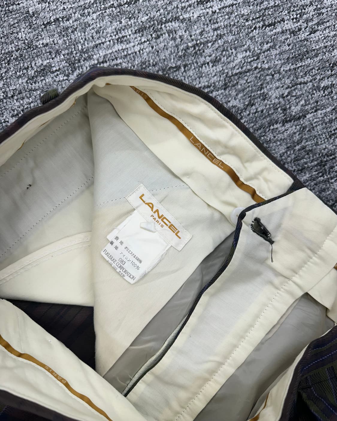 (허단40)90'S LANCEL 체크 슬렉스-M1257 상품이미지3