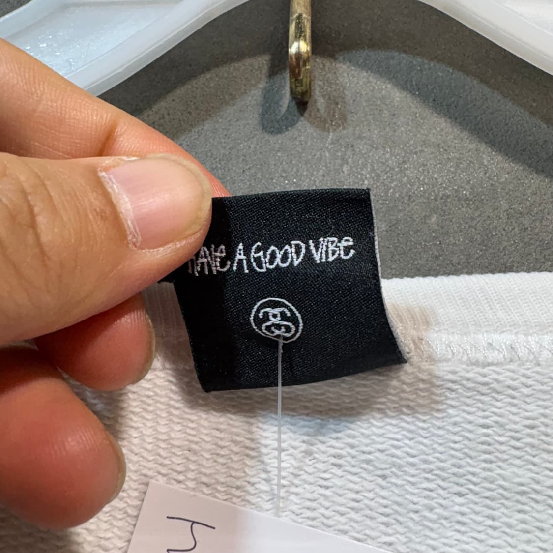 [L] STUSSY 스투시 스웻 반팔 티셔츠 상품이미지5