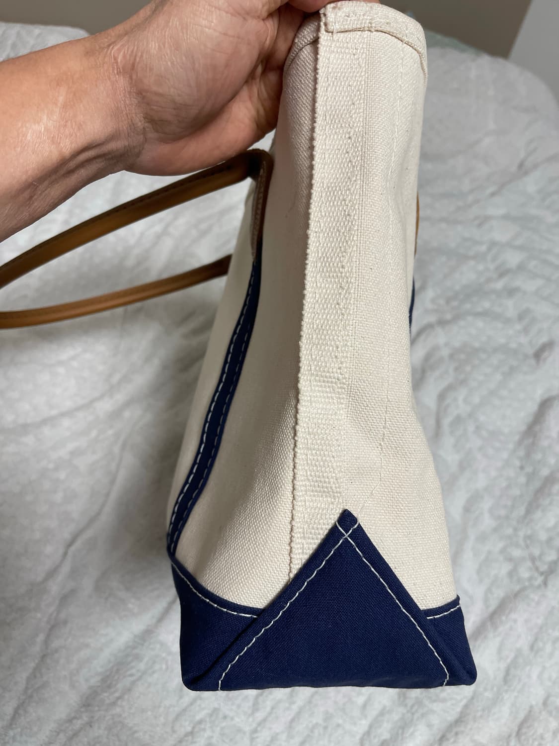 엘엘빈(LL.Bean) 보트앤토트백 미디엄 가죽핸들 made in USA 상품이미지7