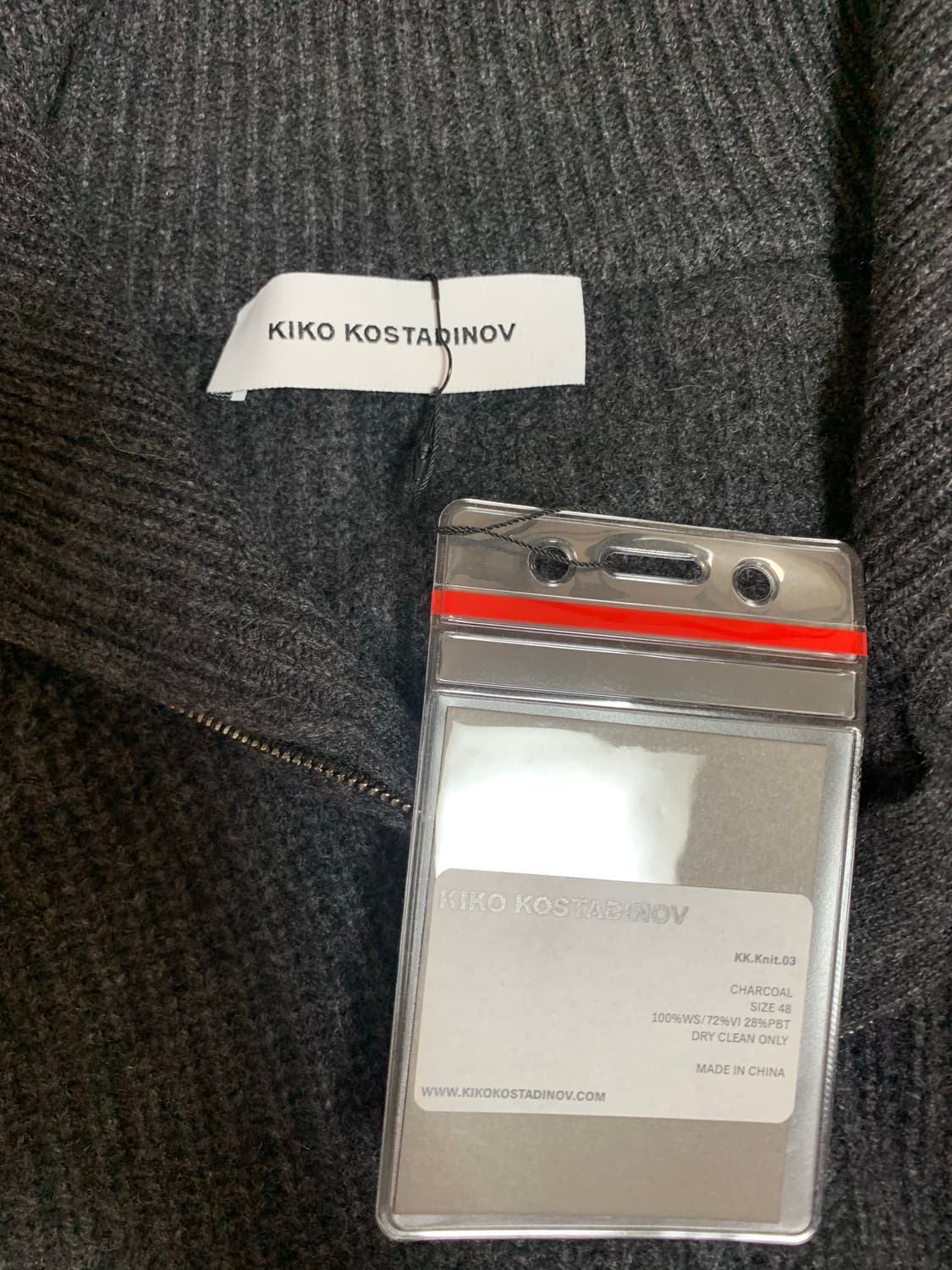 Kiko Kostadinov Bourdain Zip Intarsia 상품이미지2