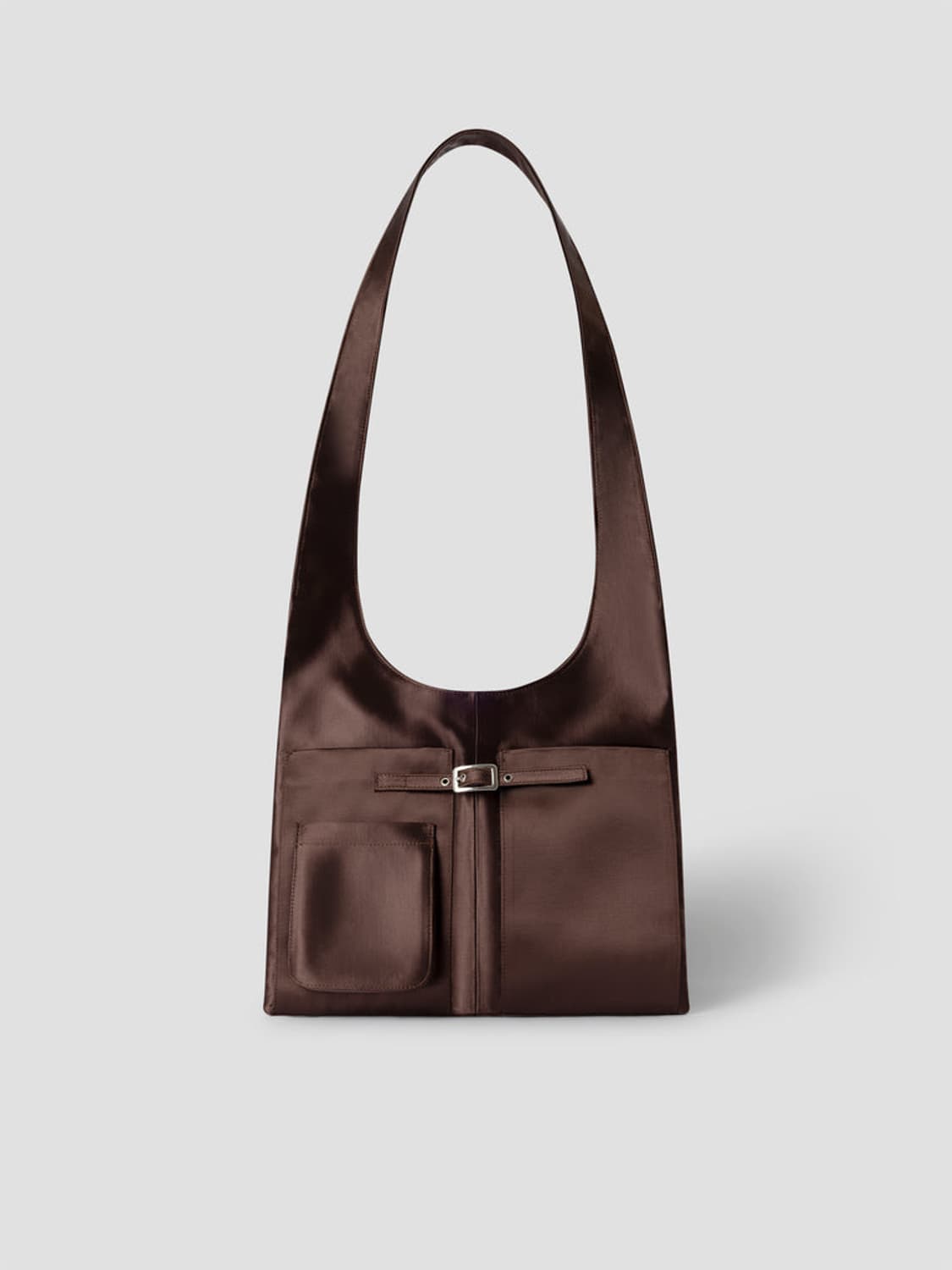 기마구아스 Blanca Bag/블랑카 백_새틴 브라운 상품이미지5