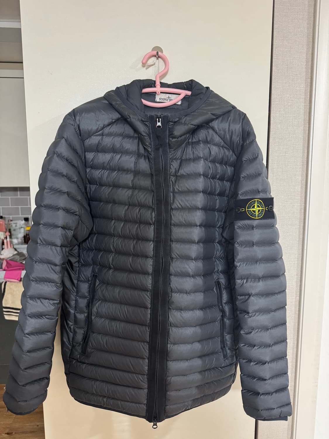 스톤아일랜드 룸 우븐 경량 패딩 L사이즈 상품이미지1