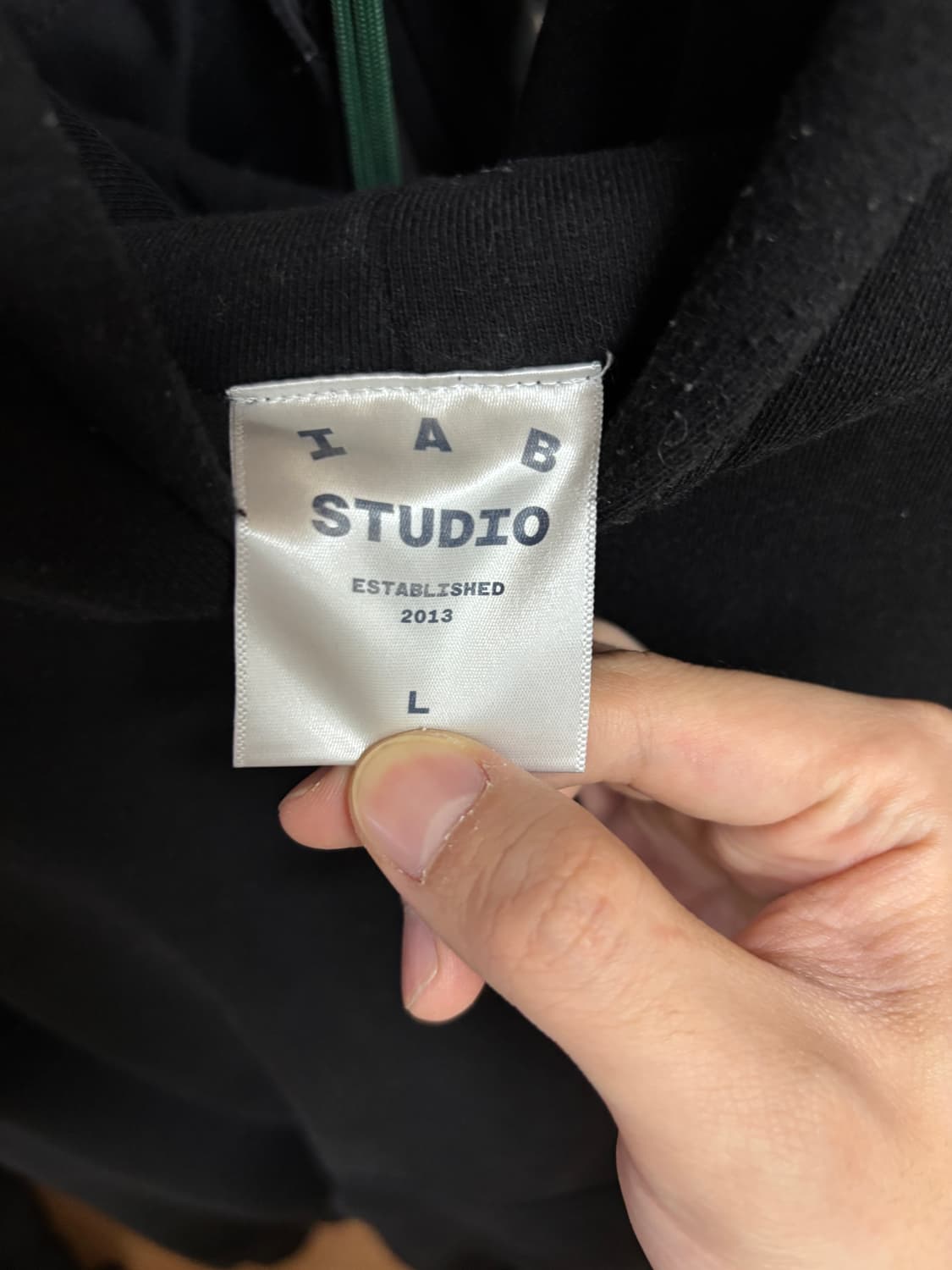 아이앱 스튜디오 후드티 (L, 블랙)  상품이미지4