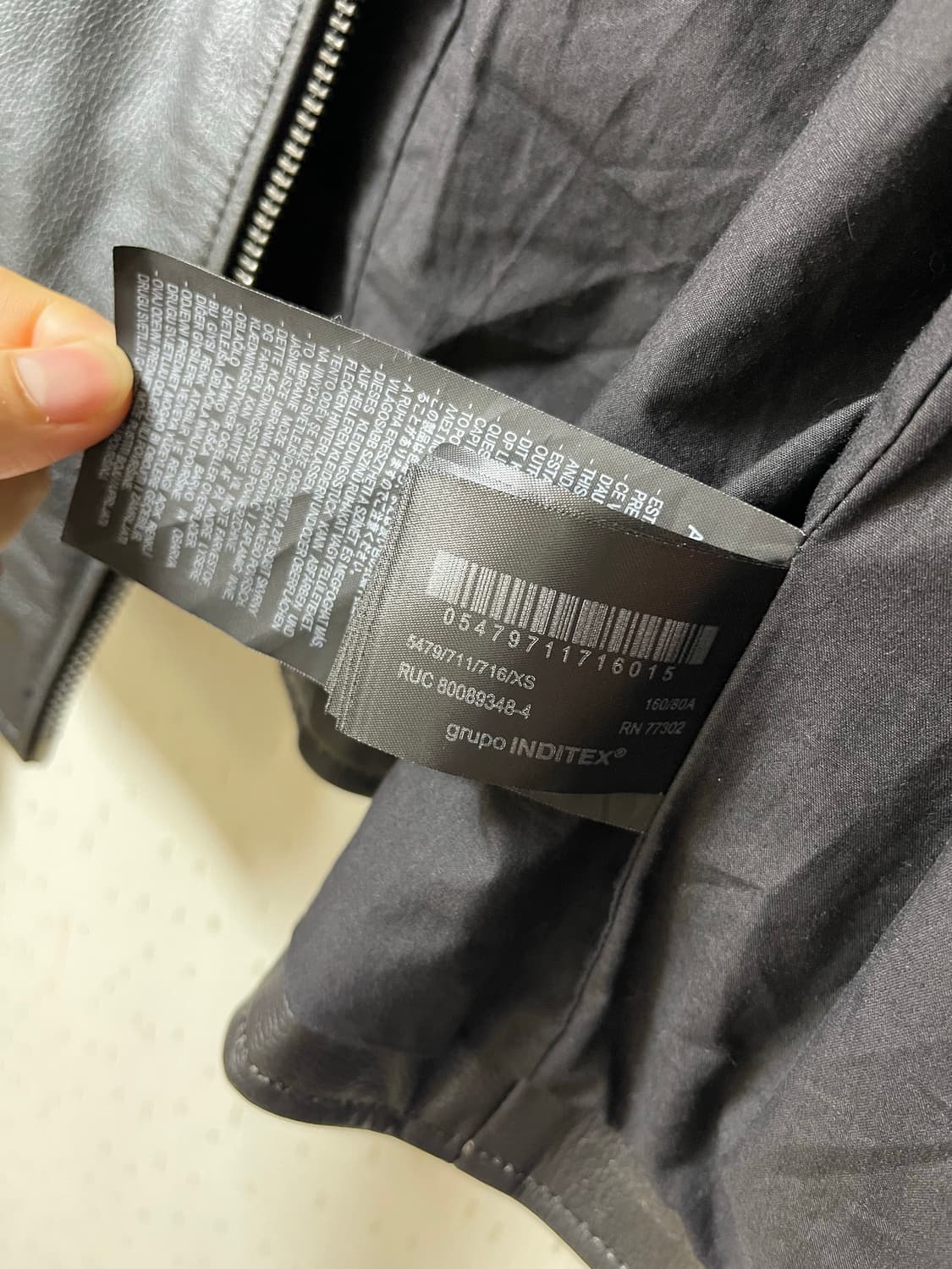 자라 정품 소가죽 자켓  상품이미지10