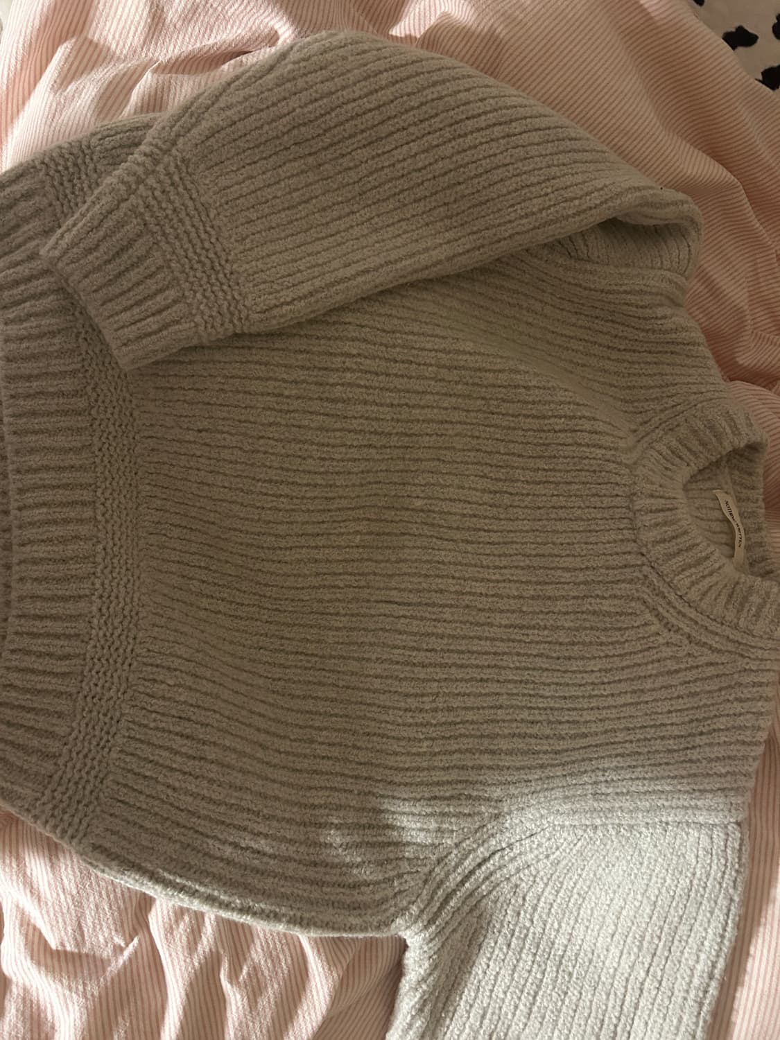 (절판,새상품) 낫띵리튼 울스웨터니트 그레이 상품이미지1