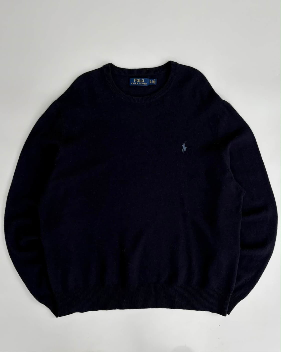 [XL] 폴로 랄프로렌 네이비 울 니트 스웨터 상품이미지1