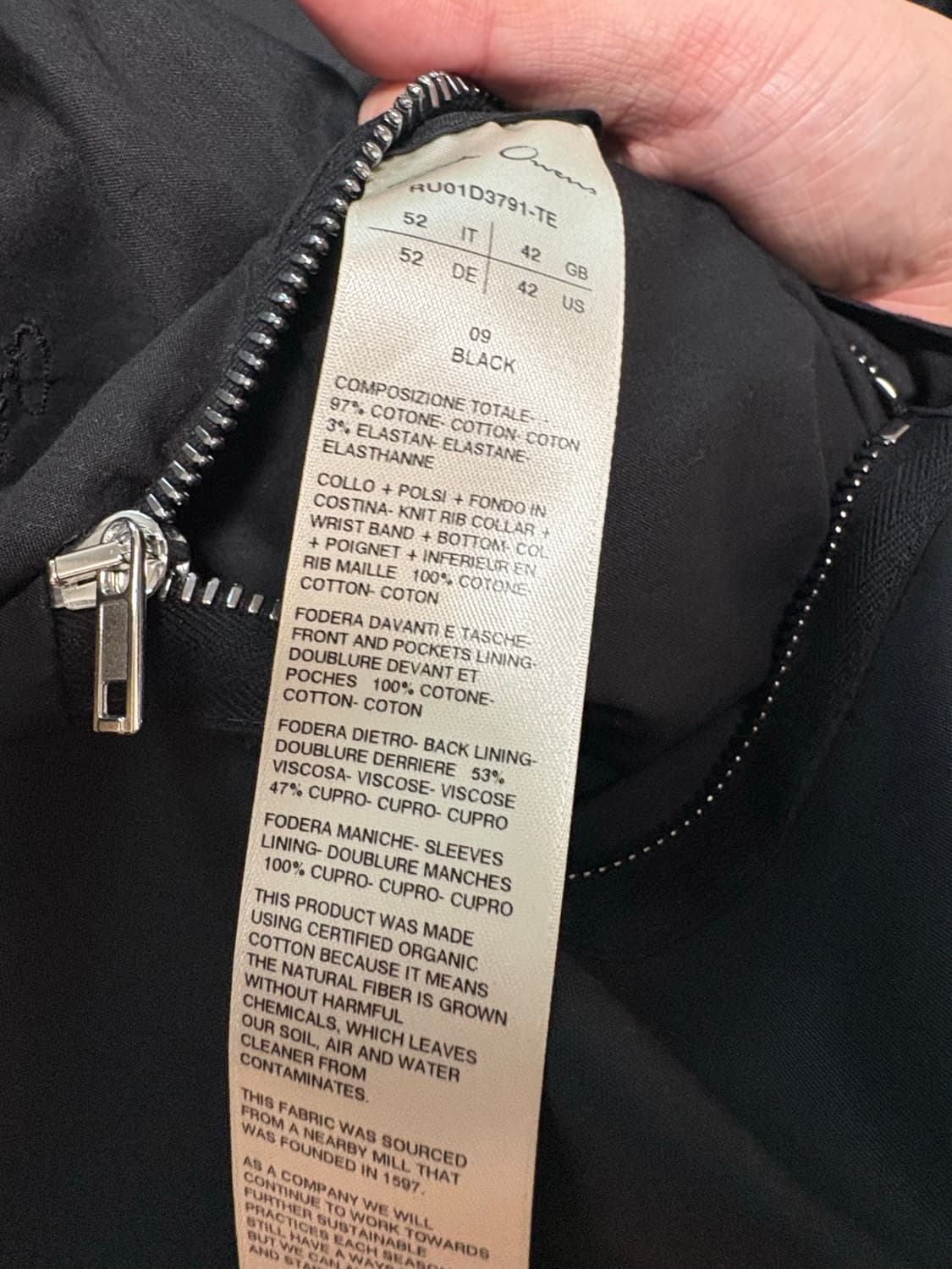 릭오웬스 하우하우스 플라이트 봄버 52 상품이미지7