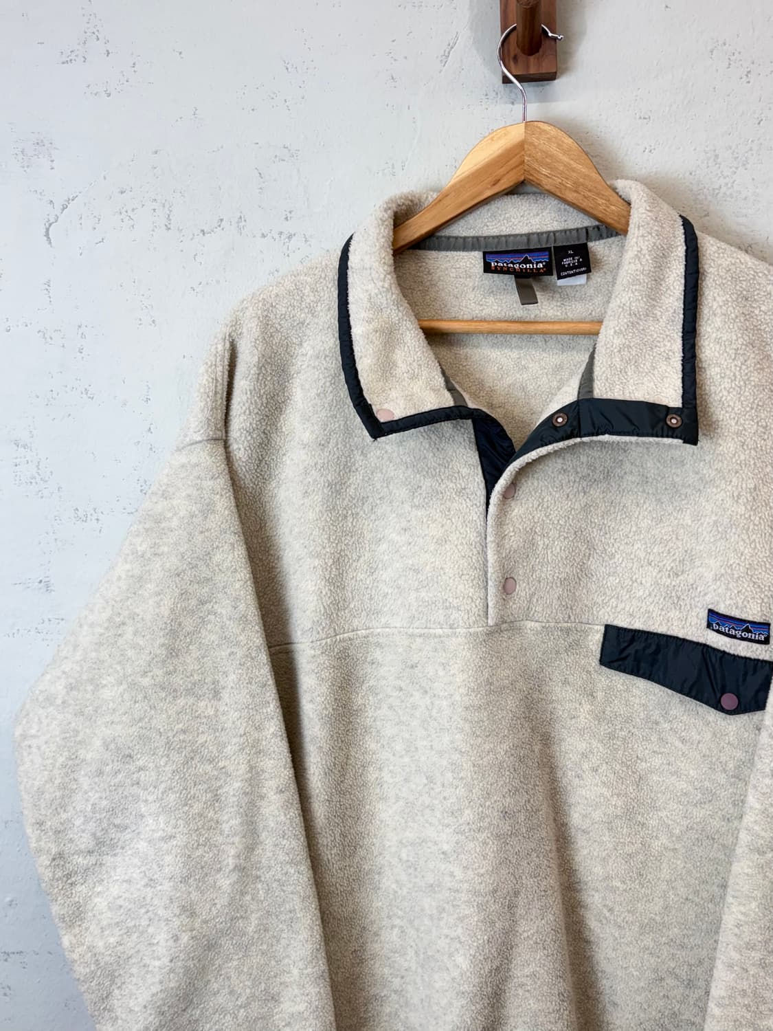 파타고니아 90s USA 신칠라 오트밀 그린 상품이미지5
