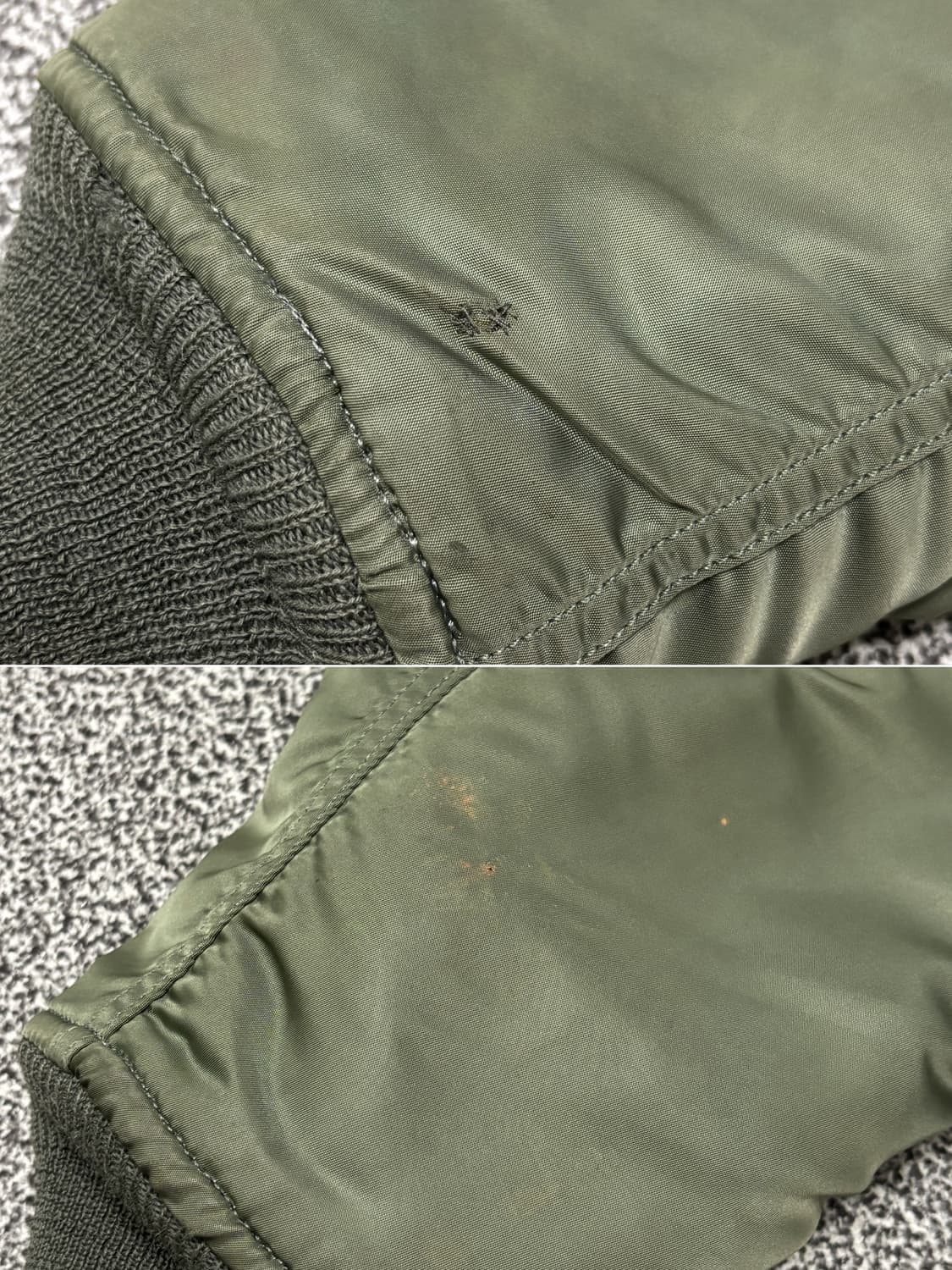 70s 오리지널 Ma-1 자켓 E타입 상품이미지7