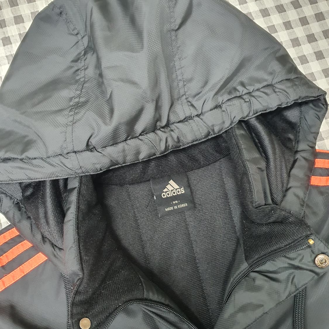 아디다스 기모 경량패딩 후드집업 남자95 상품이미지2