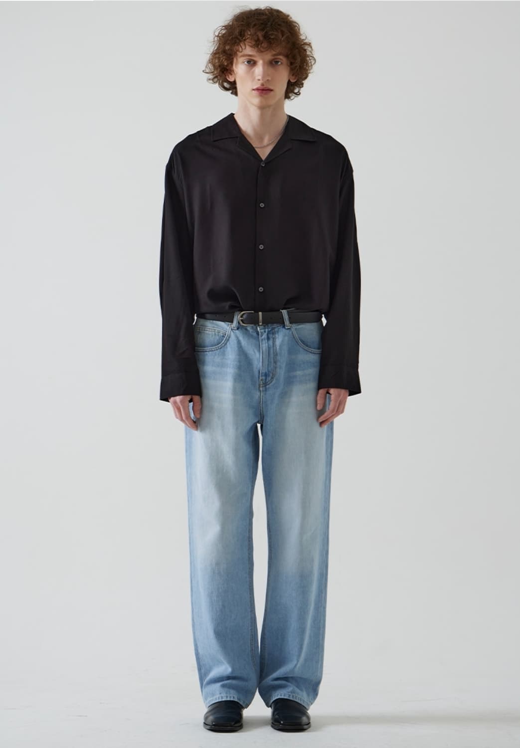 씨네드 세미와이드 스트레이트 데님 상품이미지3