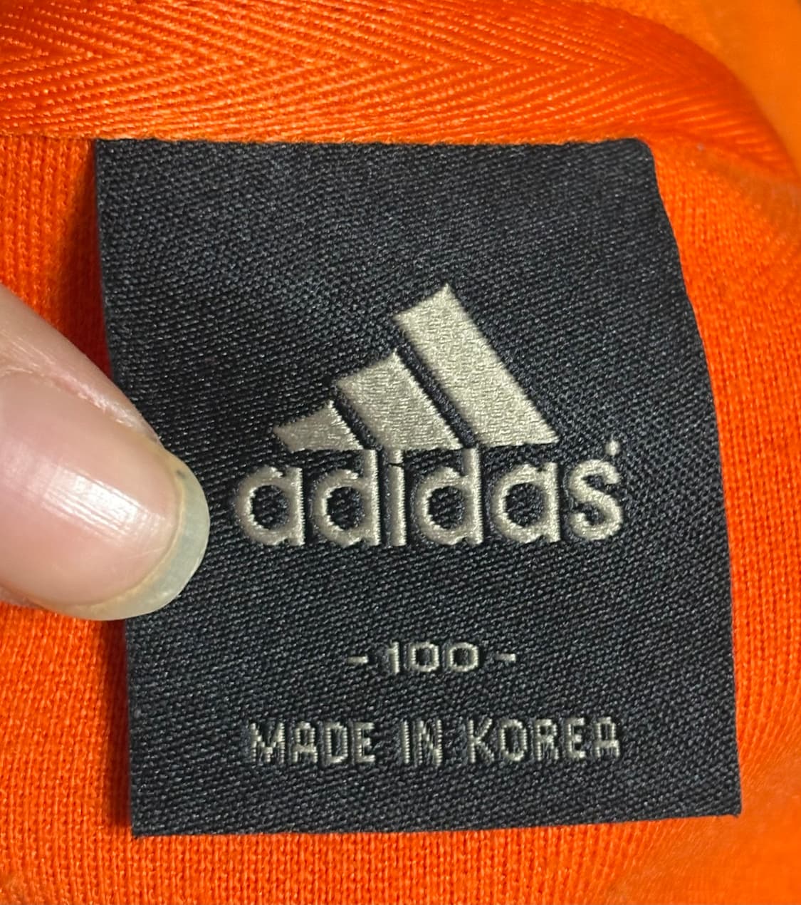 아디다스 오렌지 블랙 포인트 주황 져지 상품이미지2