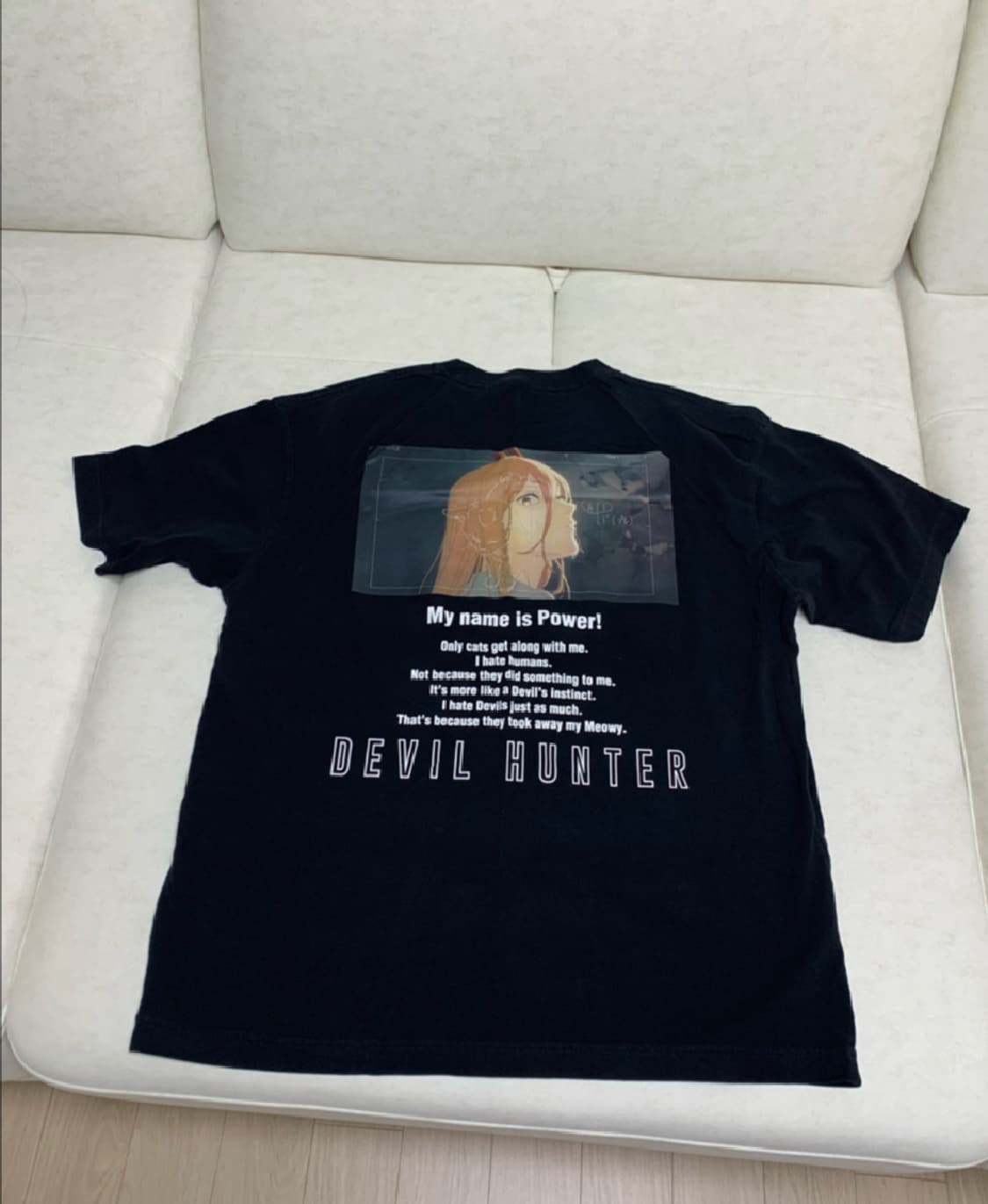 유니클로 체인소맨 반팔 L 사이즈 상품이미지1