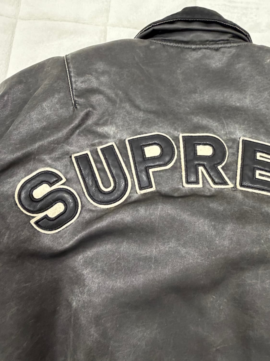 슈프림 데님 스리브 ma-1 상품이미지3