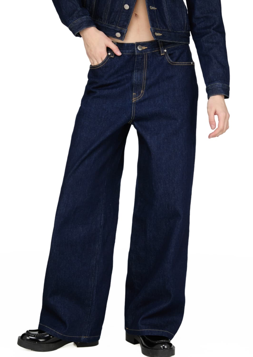 썬번프로젝트 Low-Rise Denim Pants, INDIGO 상품이미지1